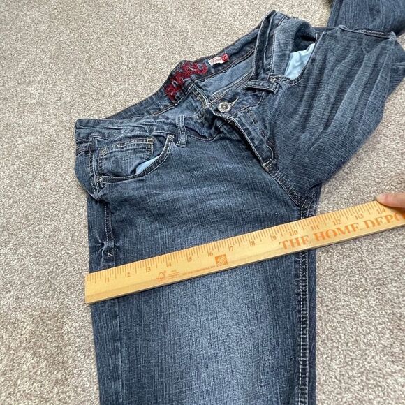 Bongo womens /jr. Flare jeans sz 13 cowgirl rodeo Equestrian Riding Y2K - Picture 5 of 12